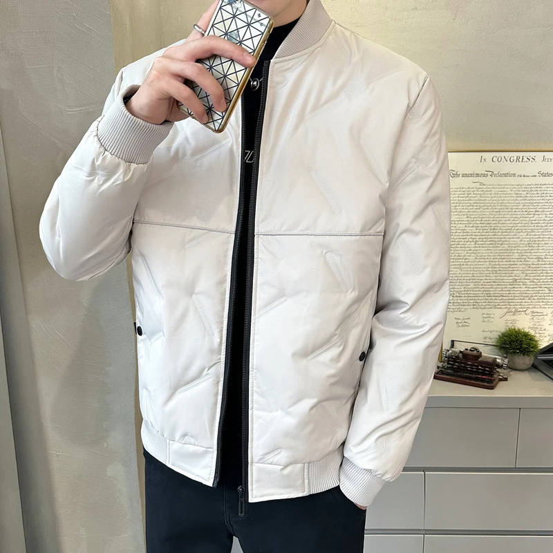 波司登冬季新款羽绒服男士棒球领加厚保暖中老年商务休闲防寒冬天