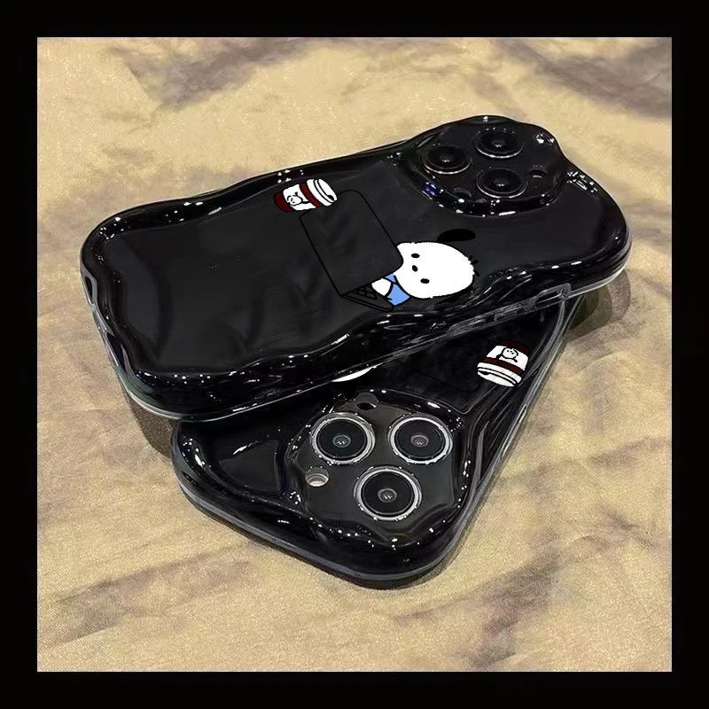 可爱帕恰狗卡通苹果/小米/华为荣耀/OPPO/vivo手机壳小众防摔软壳