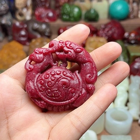 白玉菩提吊坠69。。