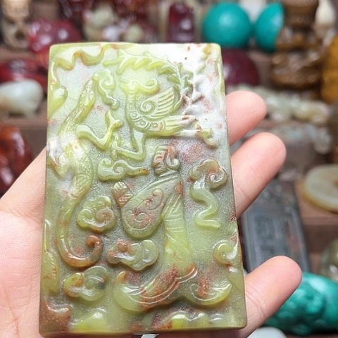 白玉菩提吊坠127。。
