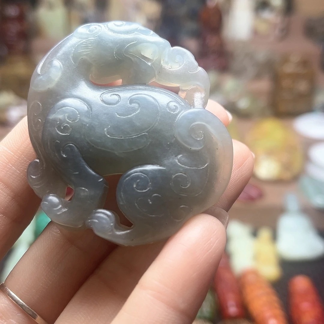 白玉菩提吊坠68。。