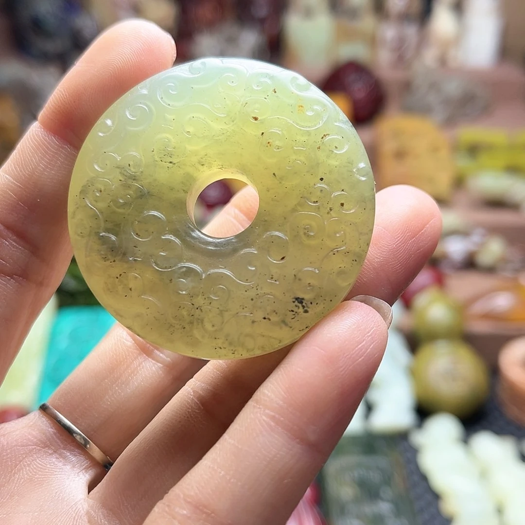 白玉菩提吊坠155。。
