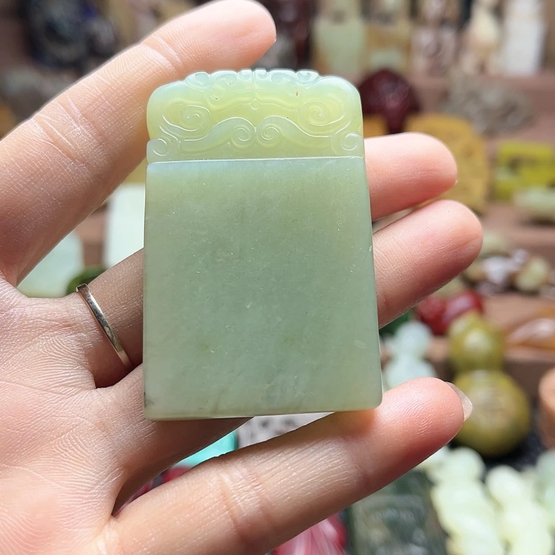 白玉菩提吊坠70。。