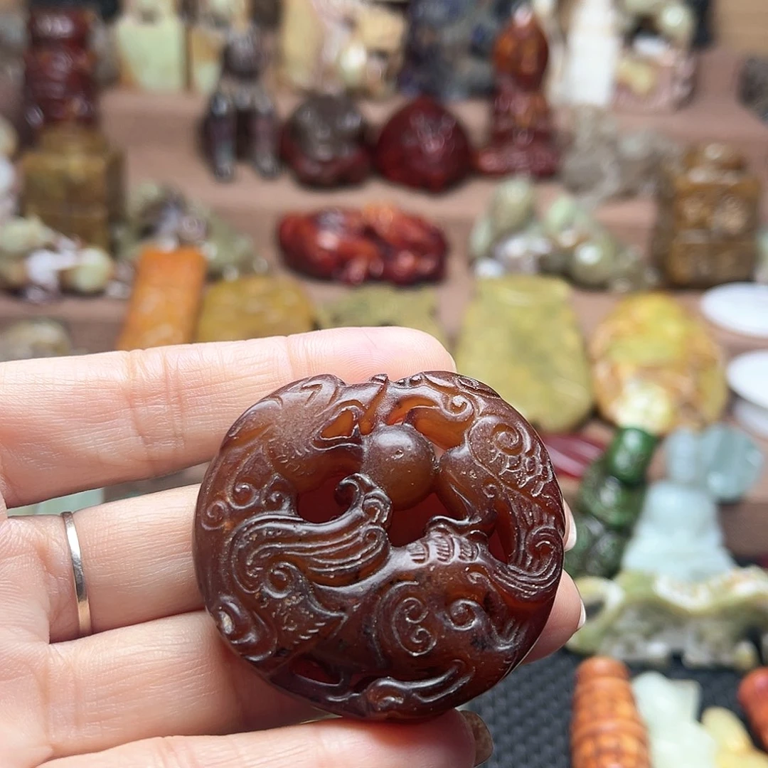 白玉菩提吊坠91。。