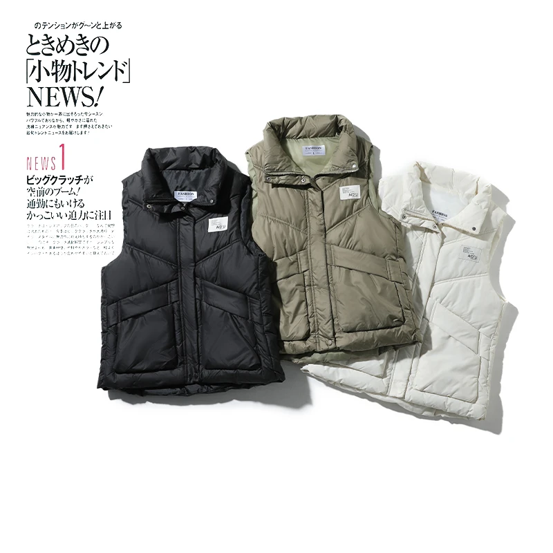 A2217 门店199！首批限量浮力价！工装大口袋情侣款棉马甲