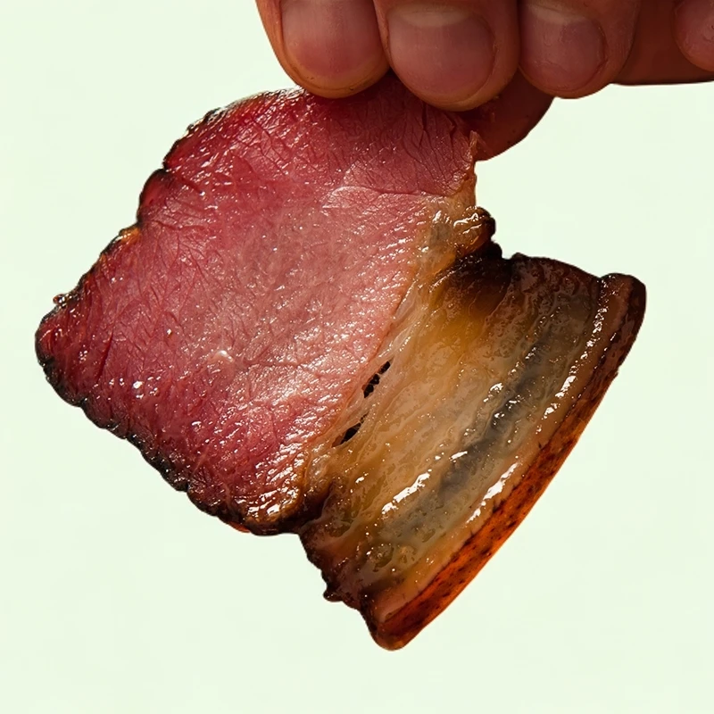 正宗四川烟熏腊香味二刀肉麻辣甄选农家土肥猪肉肥瘦适中川渝风味