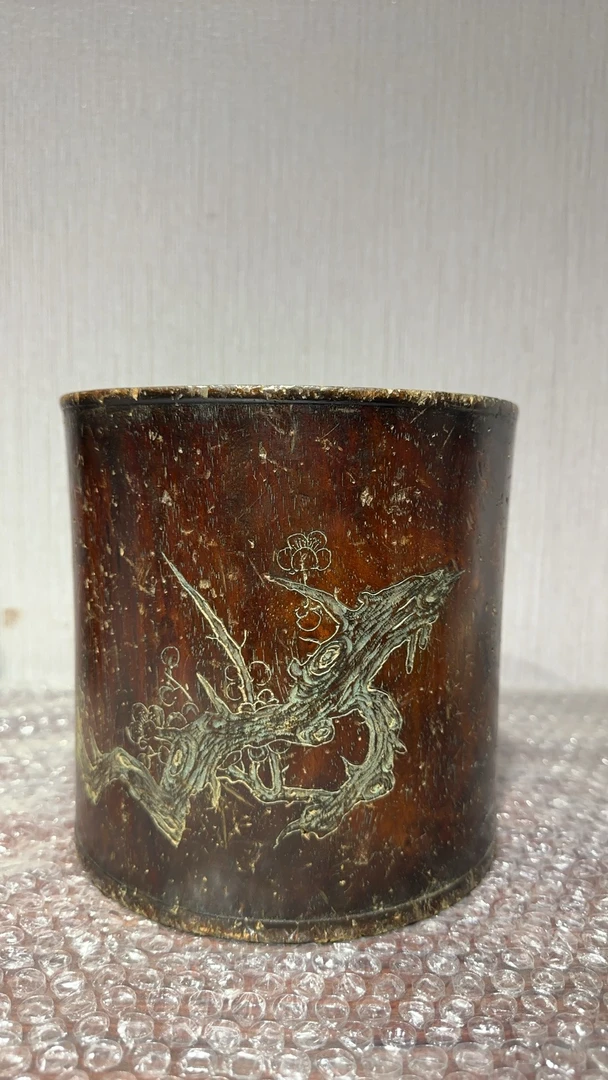 鲁班木器直播间防漏了笔筒