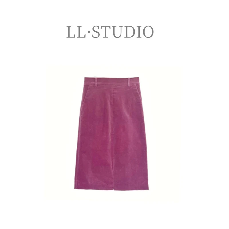 妙兮·LL 秋季新款条绒女士半身裙#20241333