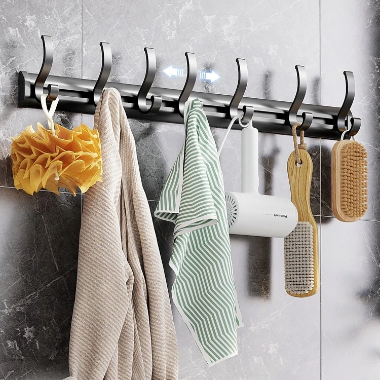 挂衣架壁挂墙上玄关卧室入户挂衣钩厨房浴室门后粘钩排钩衣架粘钩