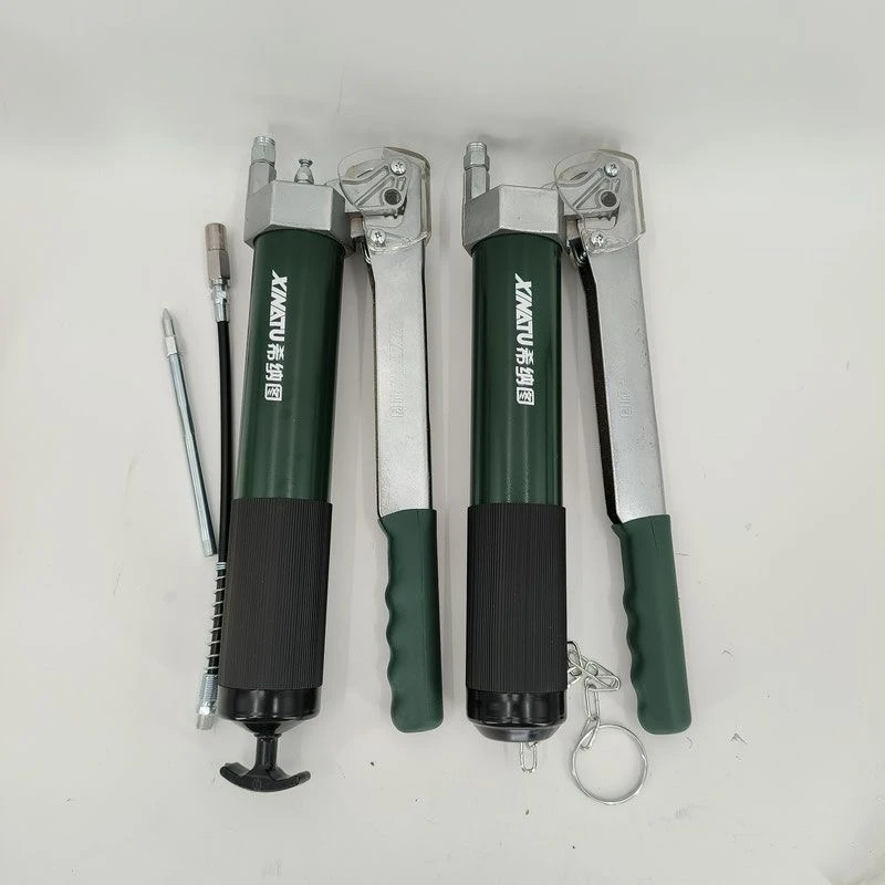 希纳图四齿轮黄油枪高压省力黄油枪手动新款毛毛虫黄油散装桶装机