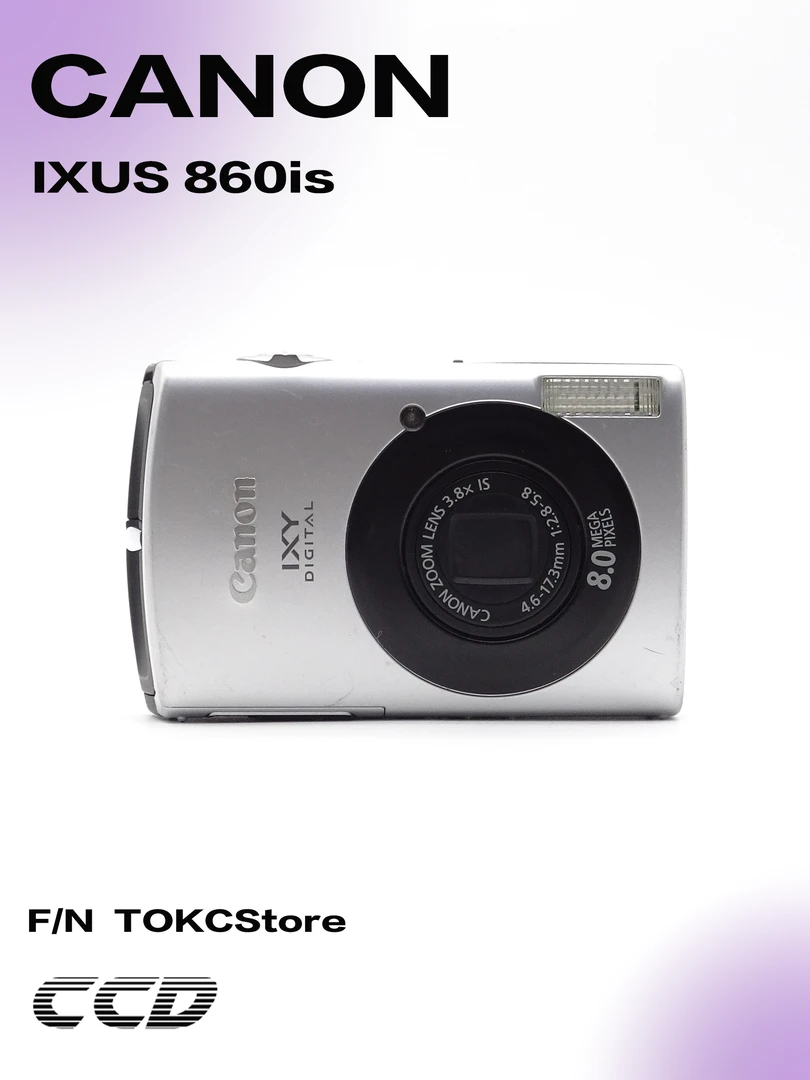 9新 Canon/佳能 ixus860is热门网红机，800万像素，3.8倍光学变焦