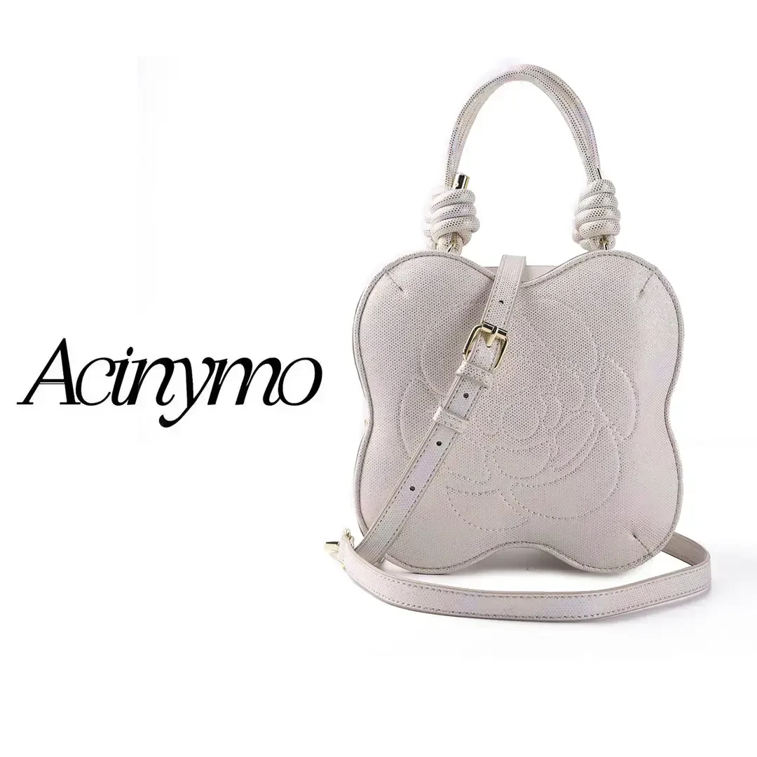 【2024无撞款，设计版高定女包】海棠Acinymo走秀款手提女包A1345叁