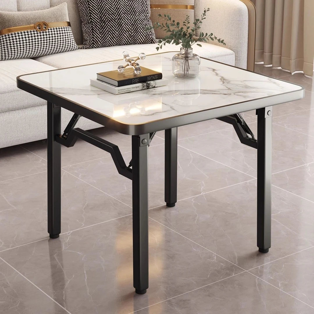 折叠桌子餐桌家用小户型吃饭桌棋牌桌简易烤火桌正方形餐桌摆摊桌