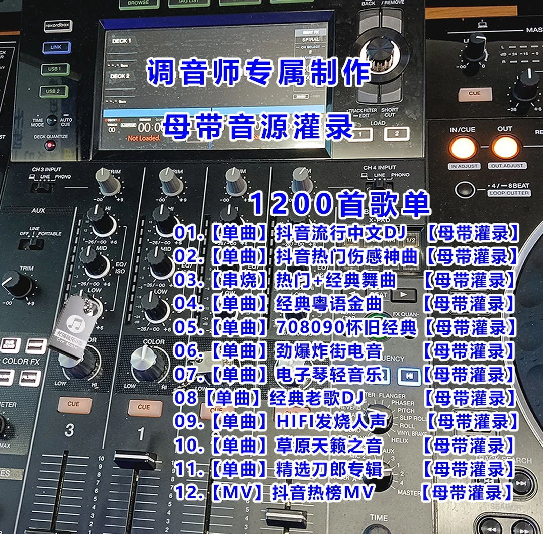 车载u盘 2024全新升级经典提升音质不挑车型黑胶唱片音质