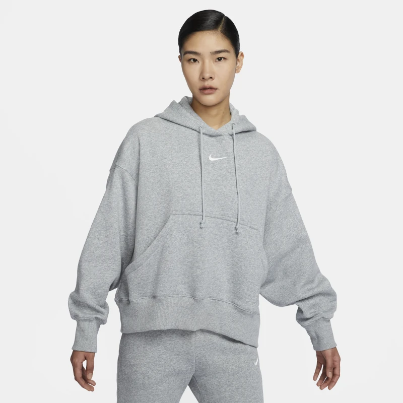 Nike耐克官方Phoenix女Oversize风套头加绒连帽衫冬季卫衣DQ5859