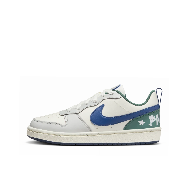 Nike耐克官方男女童Court Borough大童运动童鞋秋新款板鞋HM3722