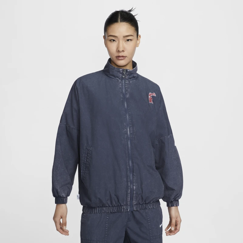 Nike耐克官方女梭织夹克KYOKA同款新款街舞水洗外套宽松HF6287