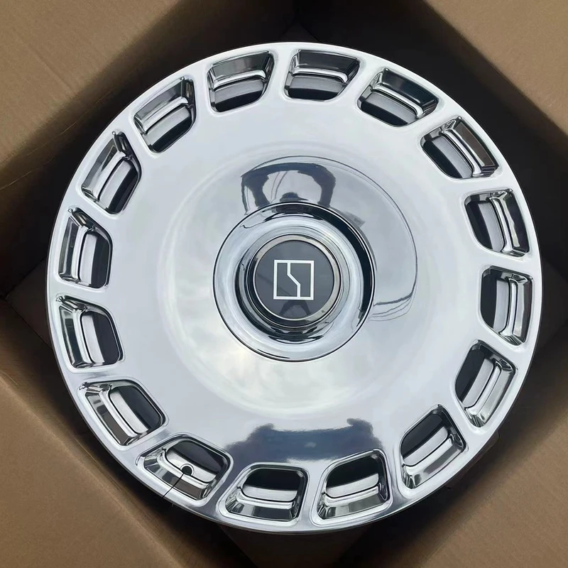 适配19寸20寸极氪009沃尔沃光辉万吨锻造轮毂精抛光悬浮现货