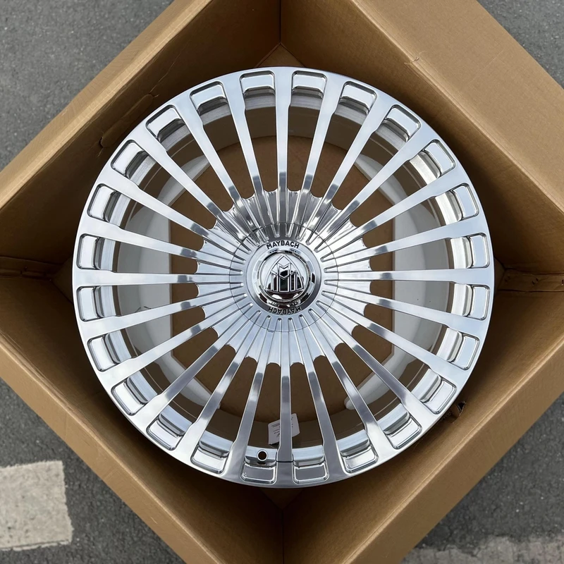 适配奔驰迈巴赫GLS经典迈巴赫精抛锻造轮毂18/19/20/21/22/23寸