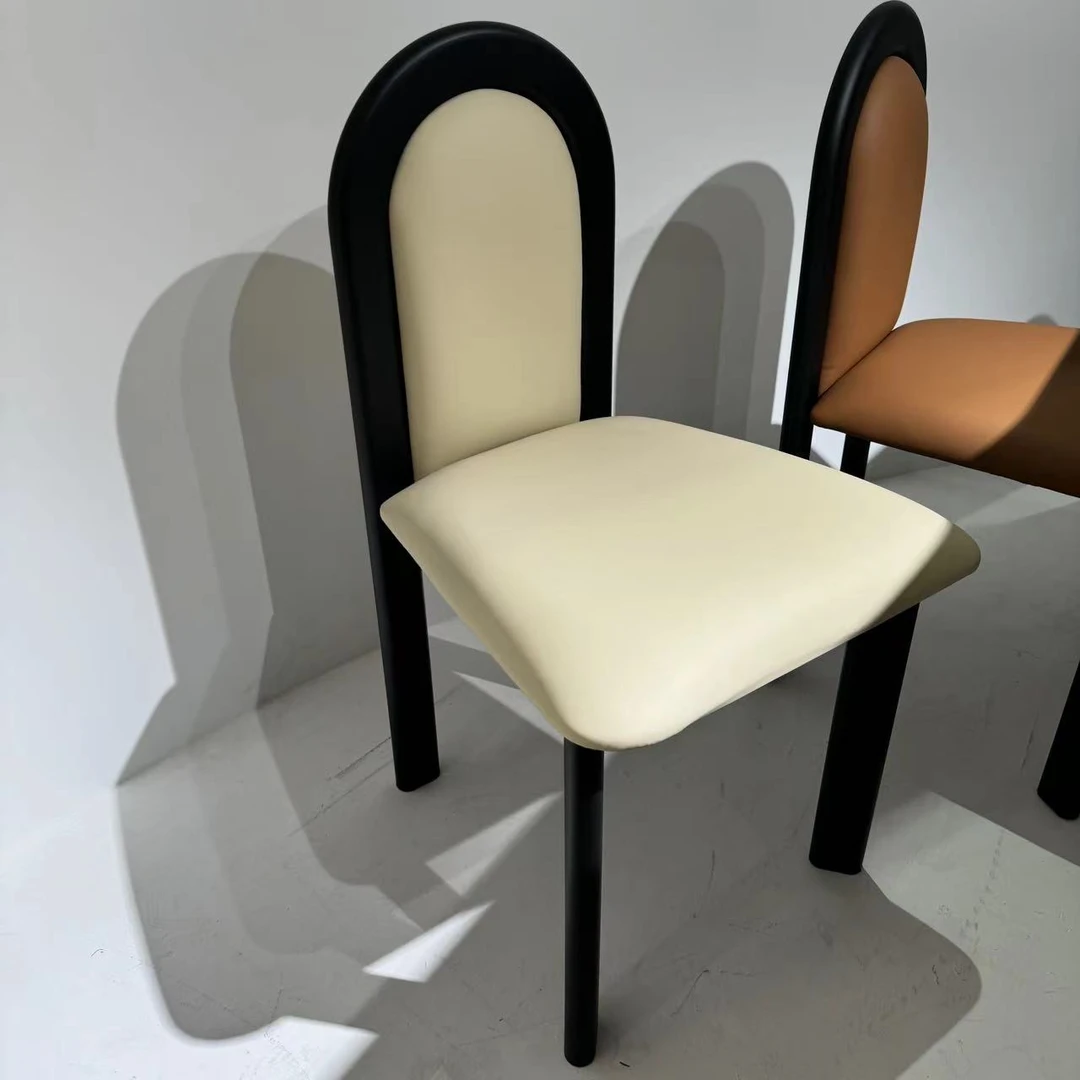 两张 【毛毛】意式中古家用餐椅（500*490*870）