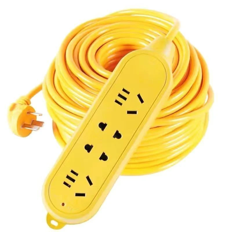 家用多孔位插排插线板延长线拖线板插座电动车充电电源线户外带线