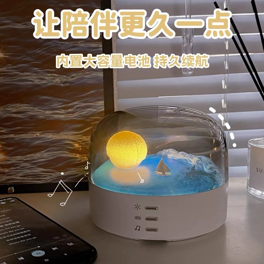 圣诞节礼物生日送女生闺蜜蓝牙音箱小夜灯小众实用高级感创意摆件