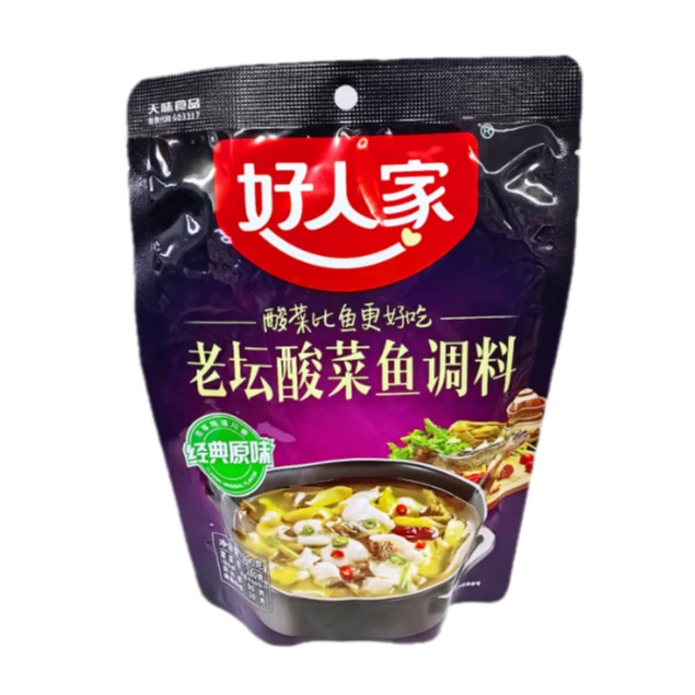 好人家老坛酸菜鱼调料390g