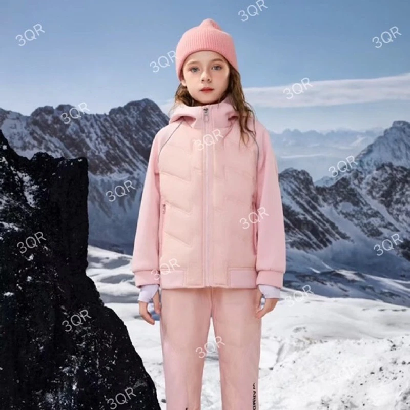 1106TQ女童韩版长袖连帽款棉服G9066