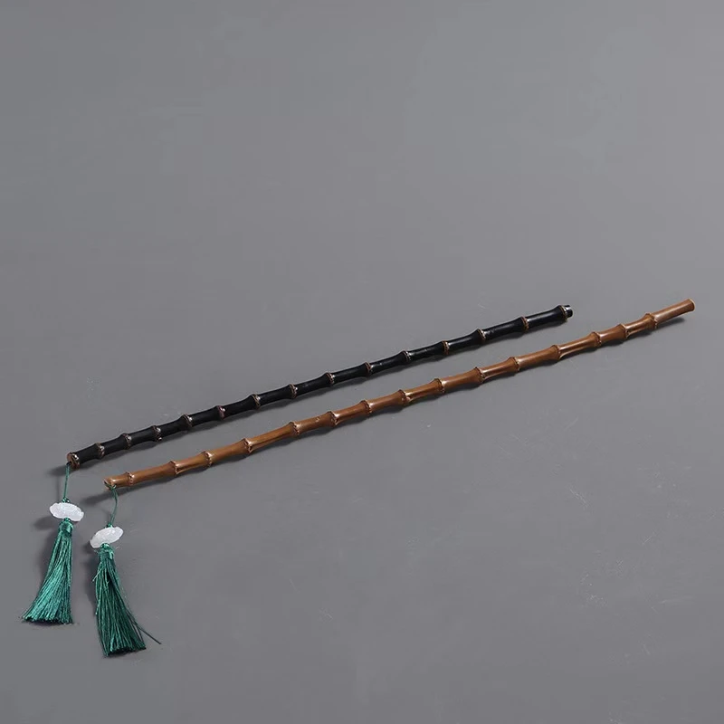 紫竹 竹鞭老料实心竹教鞭戒尺手工竹制品工艺品把玩件竹根家法棍