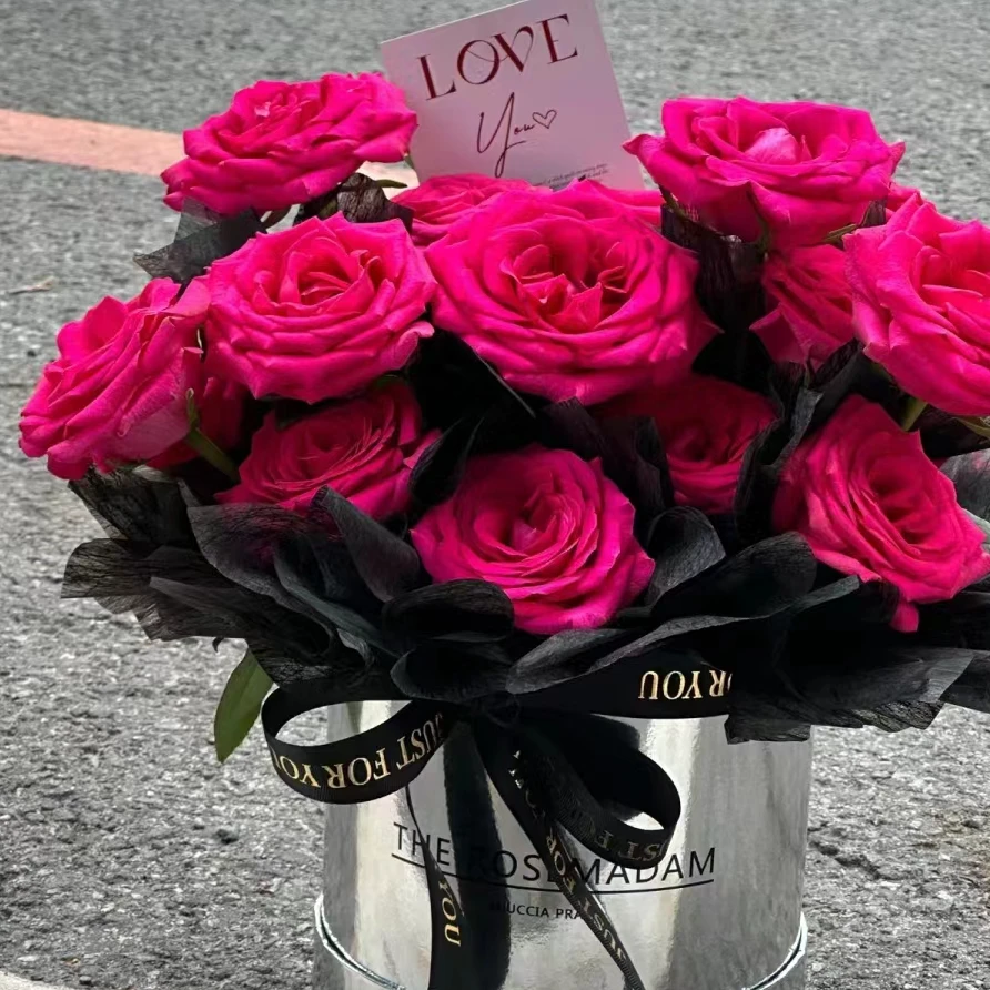 《满崽鲜花》弗洛伊德玫瑰20枝一单中通两单顺丰包邮