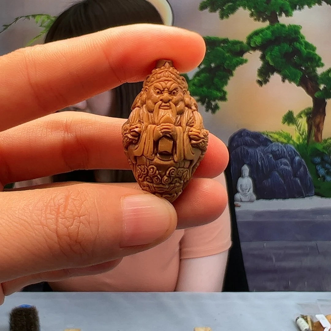 橄榄核核雕消***芒橄榄核