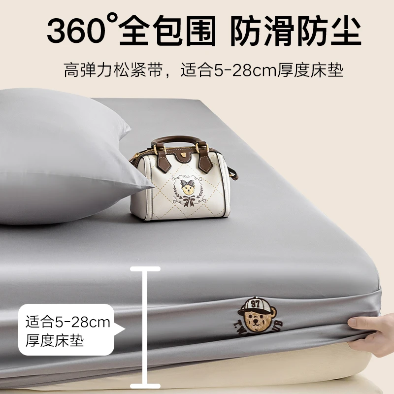 TeenieWeenie小熊A类新疆长绒棉床笠全棉床罩100S床垫保护套