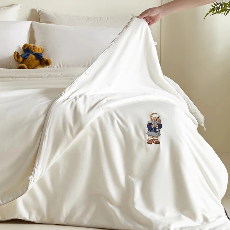 Teenie Weenie小熊蚕丝被保暖四季子母被二合一春秋被加厚冬被