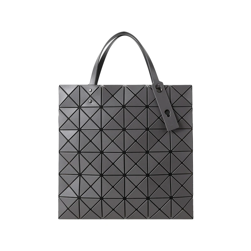 Issey Miyake 女士菱格哑光六格购物袋手提包BB46 AG683