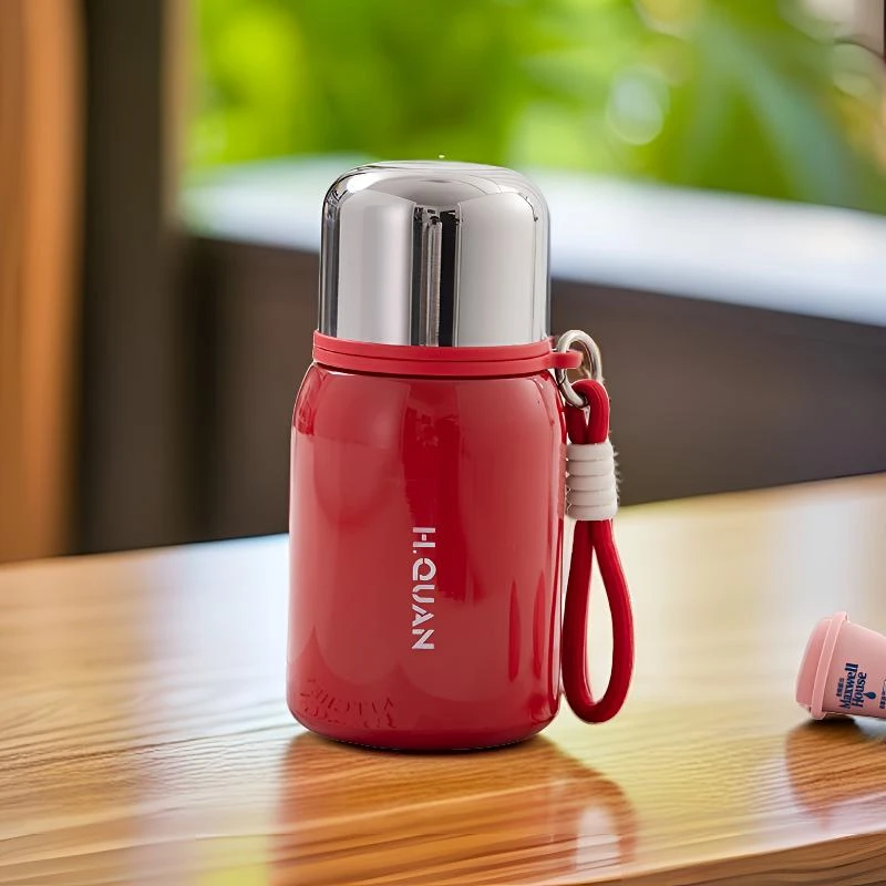 爆款316女士可爱小巧保温杯创意户外焖烧杯车载大容量便携真空杯