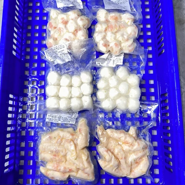 【丸子套餐】虾枣2包+墨鱼丸2包+墨虾丸2包 惠来神泉手工丸子 共3斤
