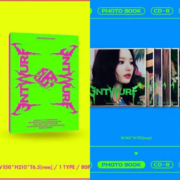 NMIXX 爻 单曲二辑「ENTWURF」实体专辑 画册正品