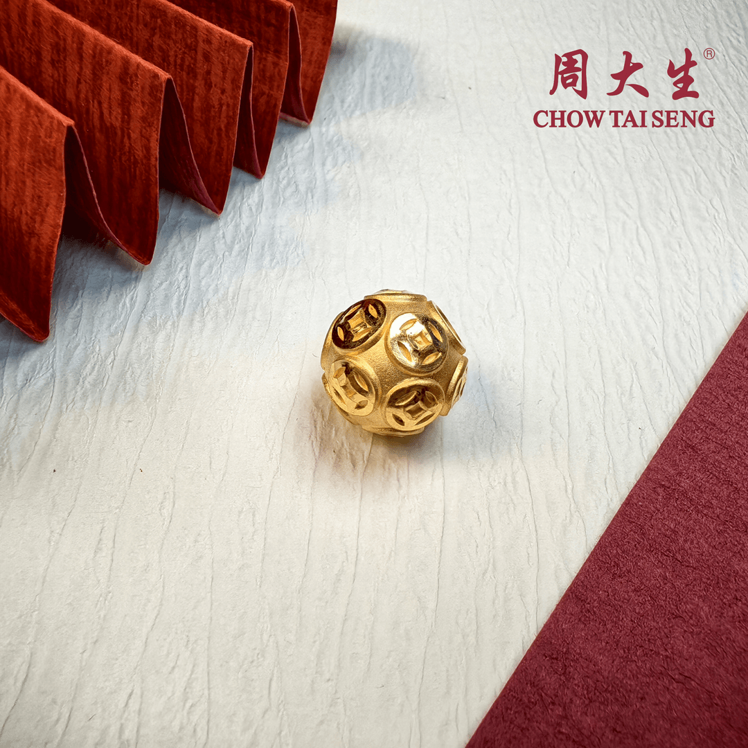 Chow Tai Seng/周大生周大生钱币转运珠