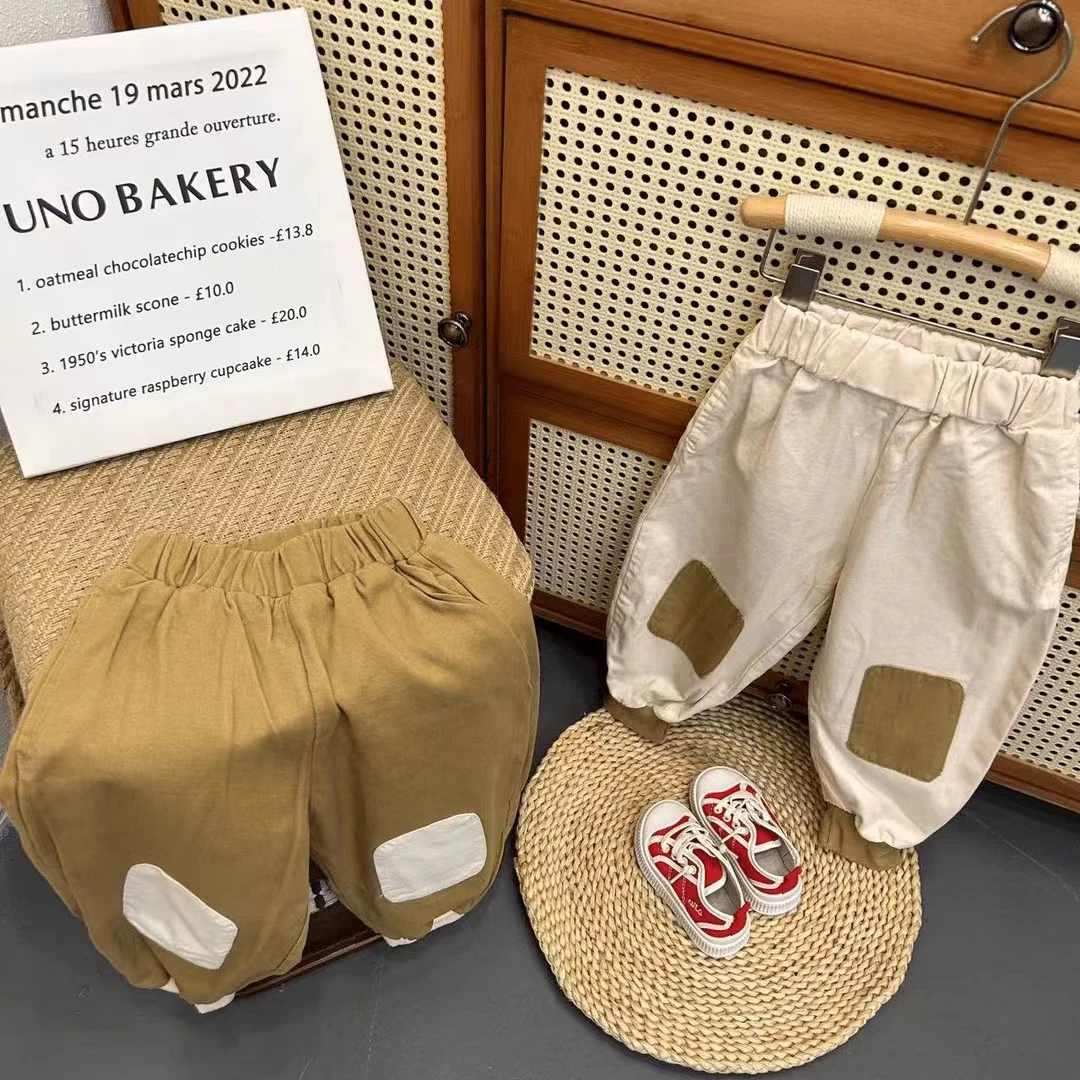 【LAOHE】2  KZ-555儿童 春款 棉布裤 休闲裤 韩版 洋气 长裤ol外穿