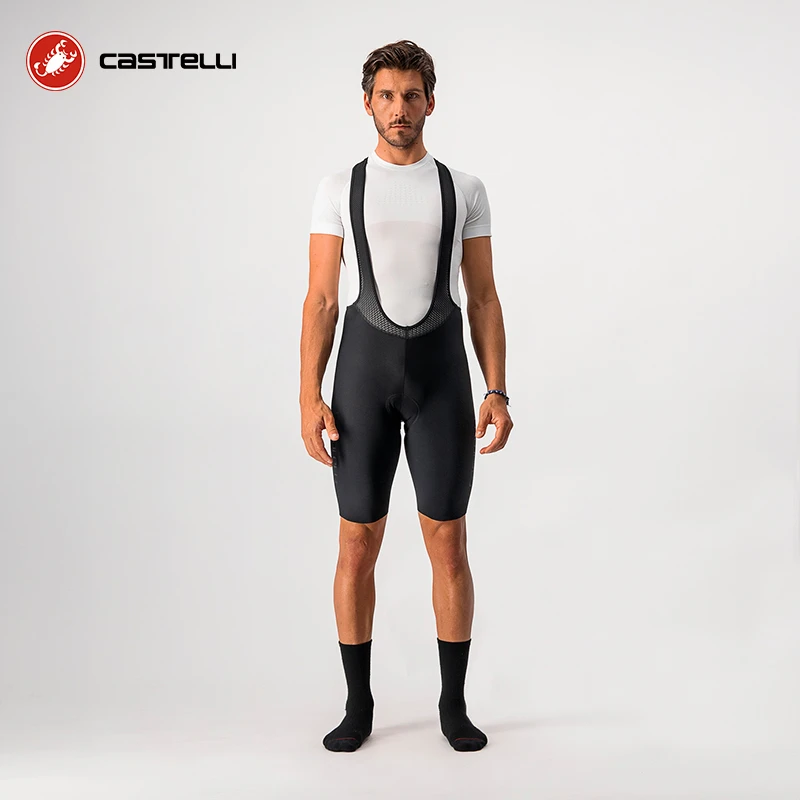 CASTELLI蝎子春秋纳米骑行裤男背带中裤抓绒骑行服x2憎水4520521