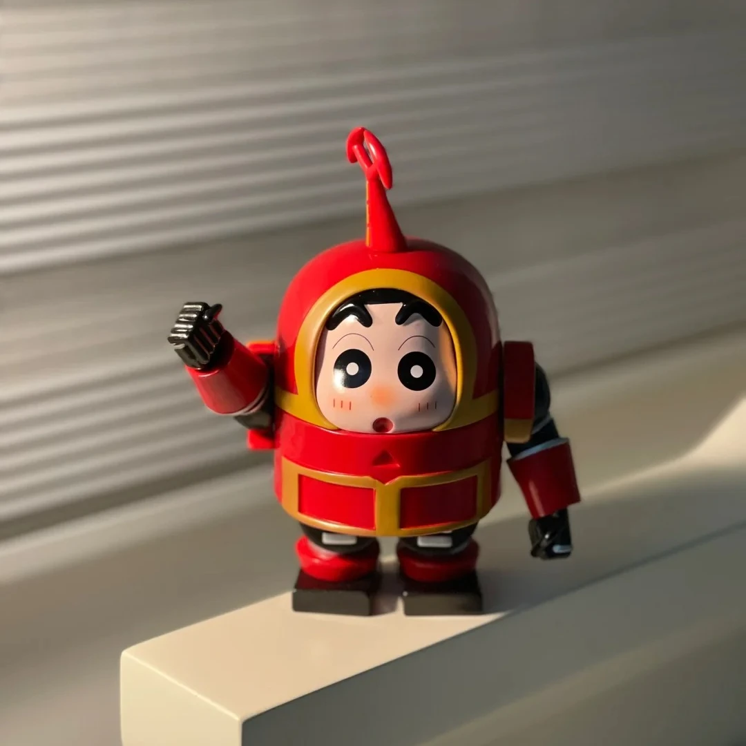 蜡笔小新铁甲小新卡布达可爱摆件桌面玩具潮玩手办可爱摆件模型