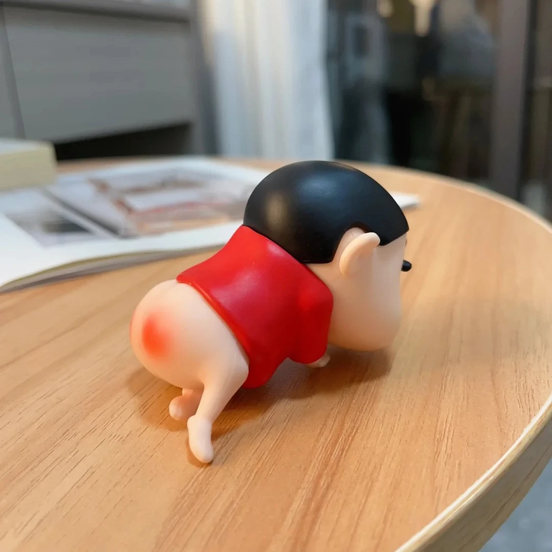 蜡笔小新光PP小新emo被美芽打肿了可爱礼物家居浴室卧室便宜手办