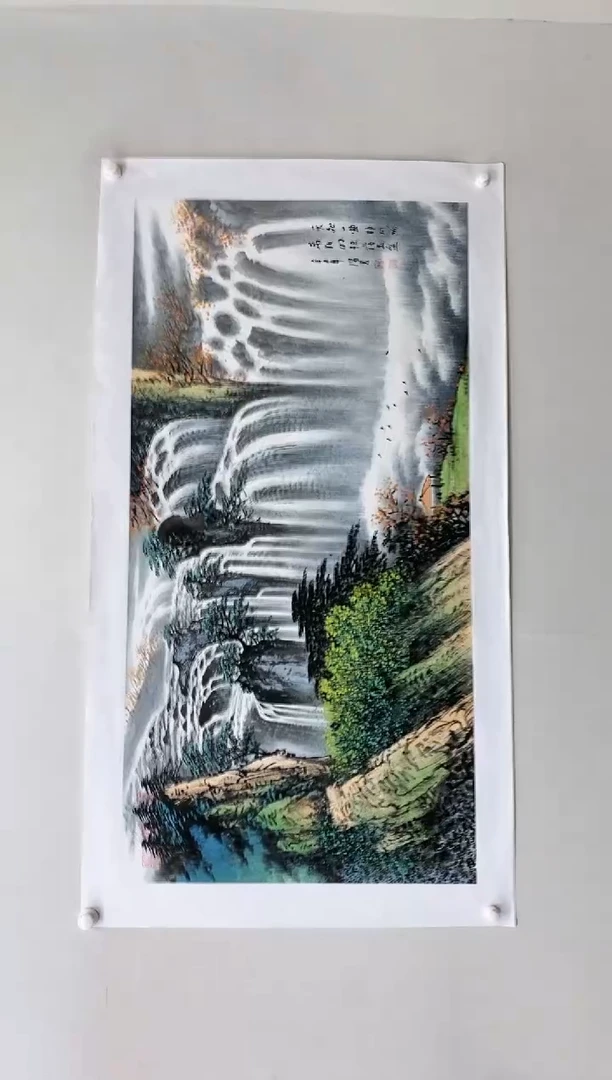 【闪购商品】绘画吴瑞君-四尺山水/无框L038