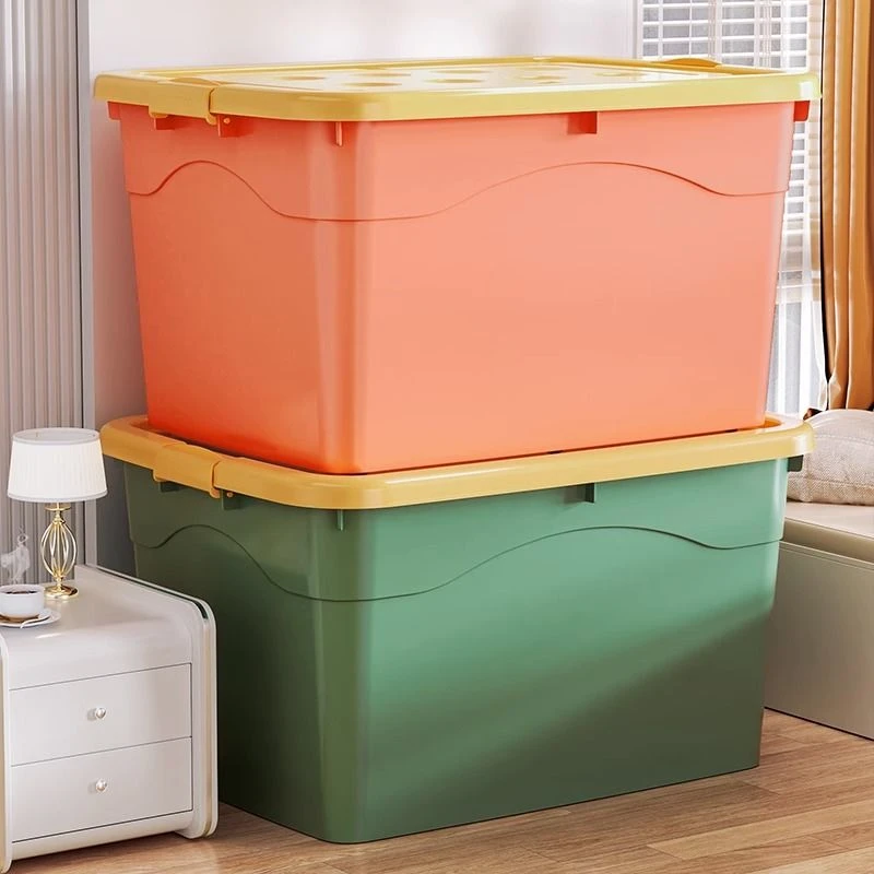 收纳箱家用特大号加厚塑料衣服储物箱大容量衣物收纳盒玩具整理箱