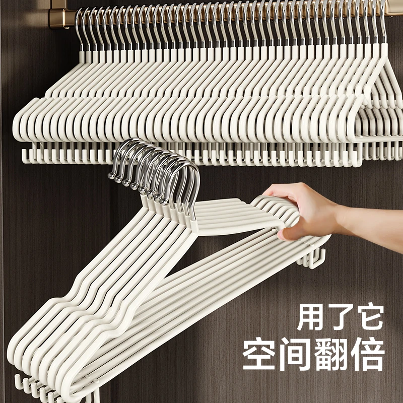 衣架加厚加粗宿舍用学生大号晾衣服撑子家用无痕防滑2025新款衣挂