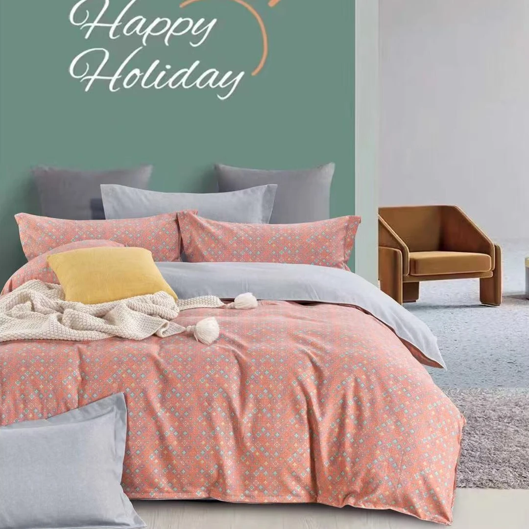 【繁花似锦被套】精梳棉双层纱双人加厚高支高密软腻（2.2米*2.4米）