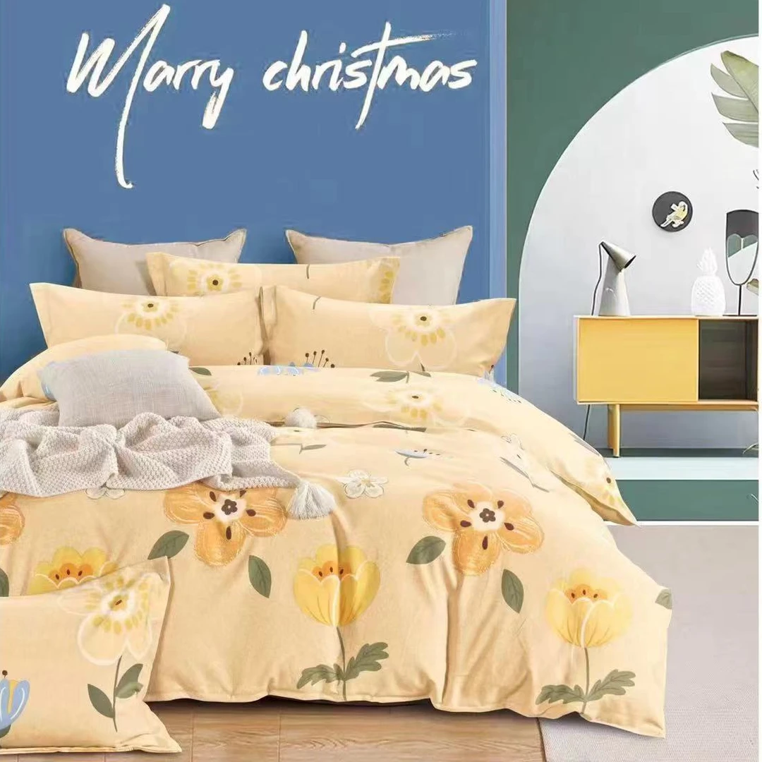 【花梦香镜】双人被套高支高密长绒厚棉亲肤棉软细腻（2米*2.3米）