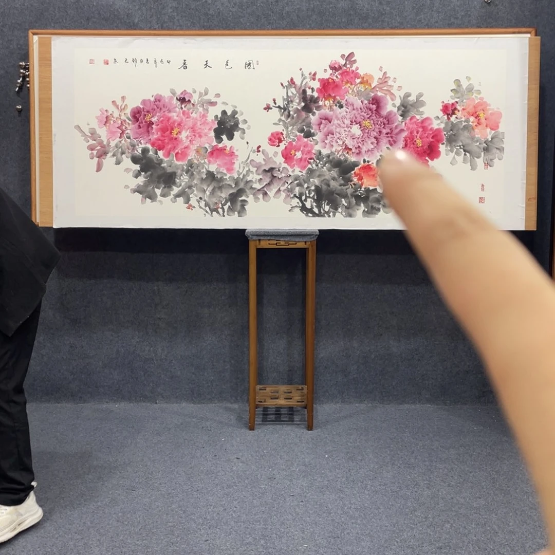 绘画带框绘画作品