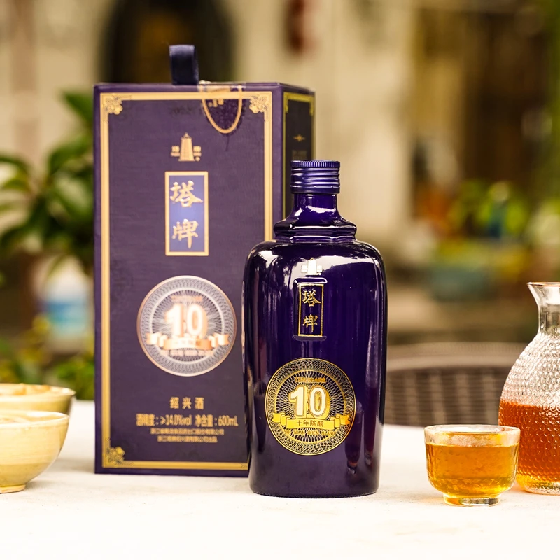 塔牌黄酒十年陈酿花雕酒600ml瓶装手工冬酿糯米酒绍兴黄酒加饭酒