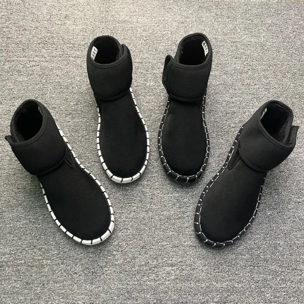 老北京棉鞋冬季男款秋冬款男女款外穿加绒保暖布鞋软底潮鞋加厚